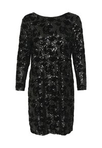 GRIT SEQUIN  - Rochie cocktail/Rochie petrecere - black dark silver sequin