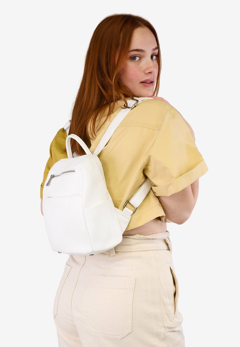 Bosanova CON CREMALLERAS - Mochila - blanco