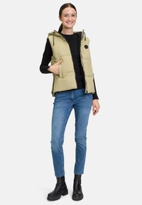 Amber & June Vest - slate green