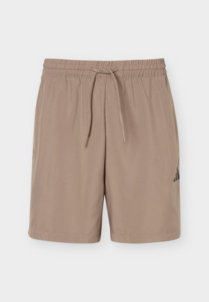 adidas Sportswear, ESSENTIALS SMALL LOGO CHELSEA - Pantaloncini sportivi - khaki six/black