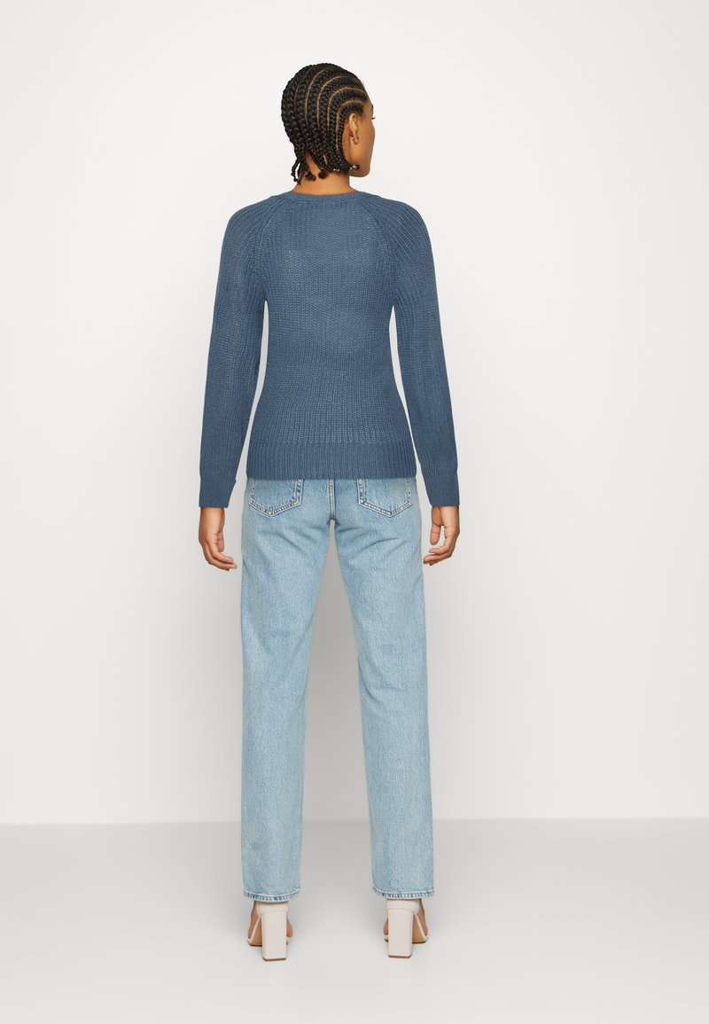 Damen Strickjacken | Vero Moda VMSAYLA V NECK Strickpullover china blue/blau - AD86363 Damen Strickjacken | Vero Moda VMSAYLA V NECK Strickpullover china blue/blau - AD86363