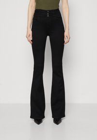 ONLY Tall - ONLCHERYL RETRO - Flared Jeans - black denim Thumbnail Image 1