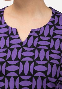 Ulla Popken Triko s potiskem - purple