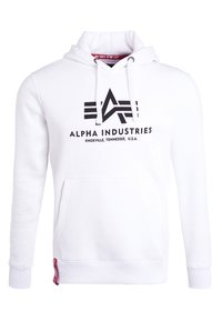 BASIC - Pulover s kapuco - white