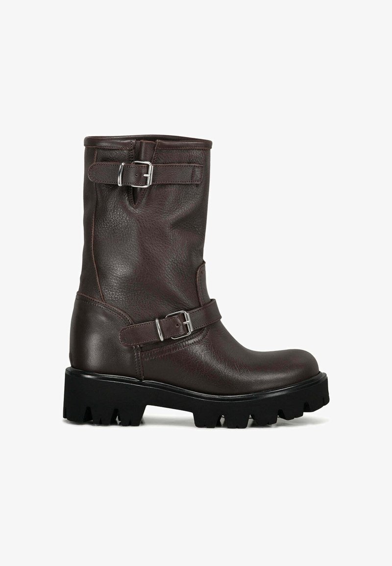 Via Tortona 18 CON RIALZO - Stivaletti texani / biker - marrone