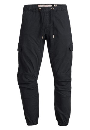 INDICODE JEANS LEVI - Cargo trousers - black