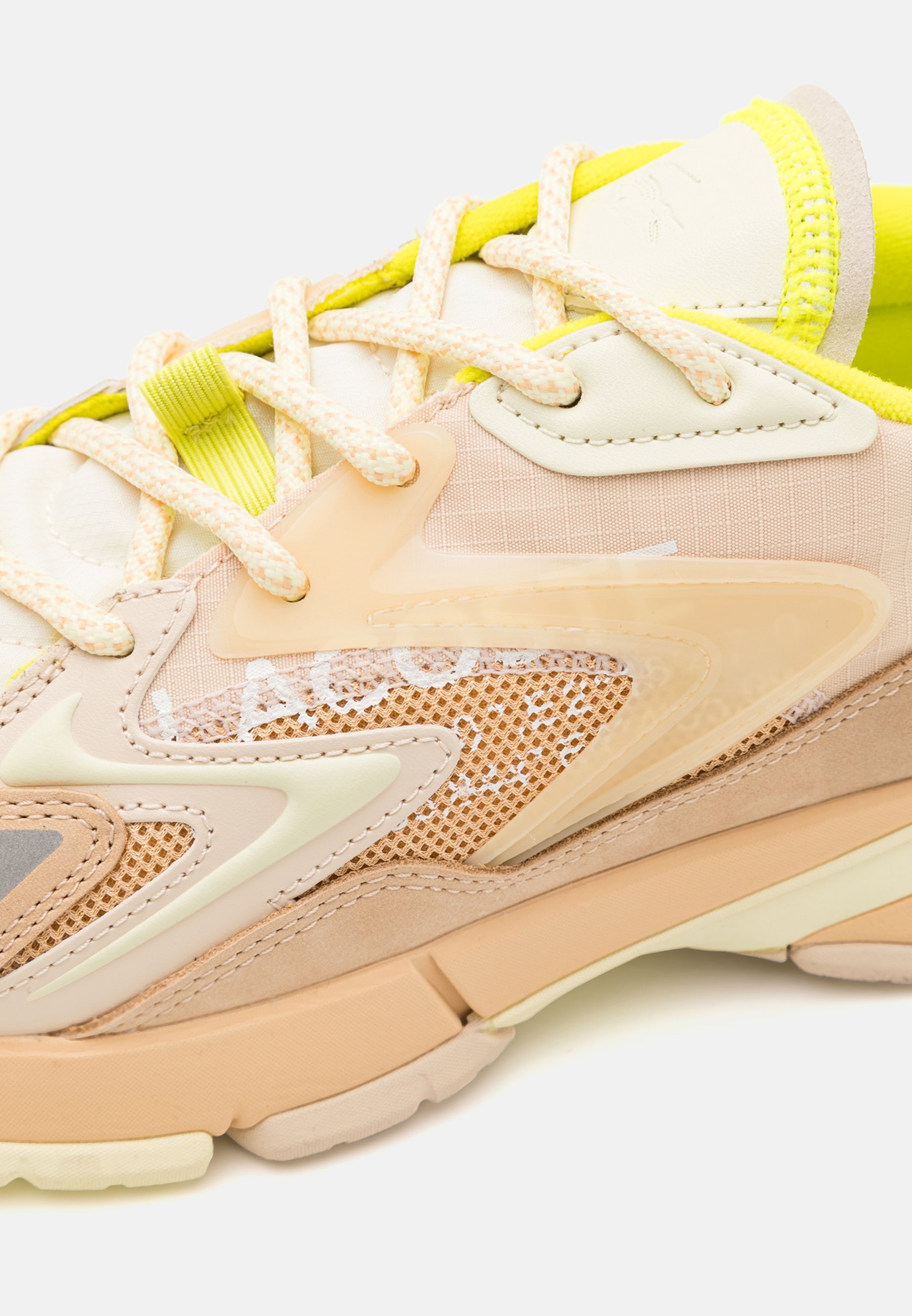 Lacoste L003 NEO TECH 224 - Sneakers low - natur/light yellow/bej