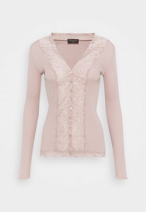 ORGANIC CARDIGAN - Kardigan - vintage powder