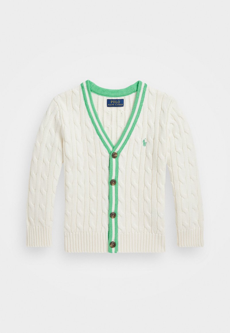 Polo Ralph Lauren COTTON CRICKET CARDIGAN - Vesta na kopčanje - cricket cream