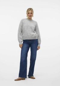 Vero Moda VMENYA  - Maglione - light grey melange