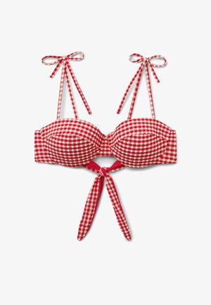 Tezenis, SUMMER VICHY PADDED BANDEAU - Top de bikini - red