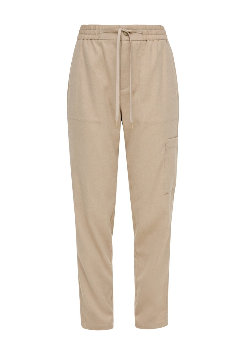 s.Oliver Trainingsbroek beige mêleerd