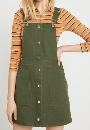 Denim dress - olive