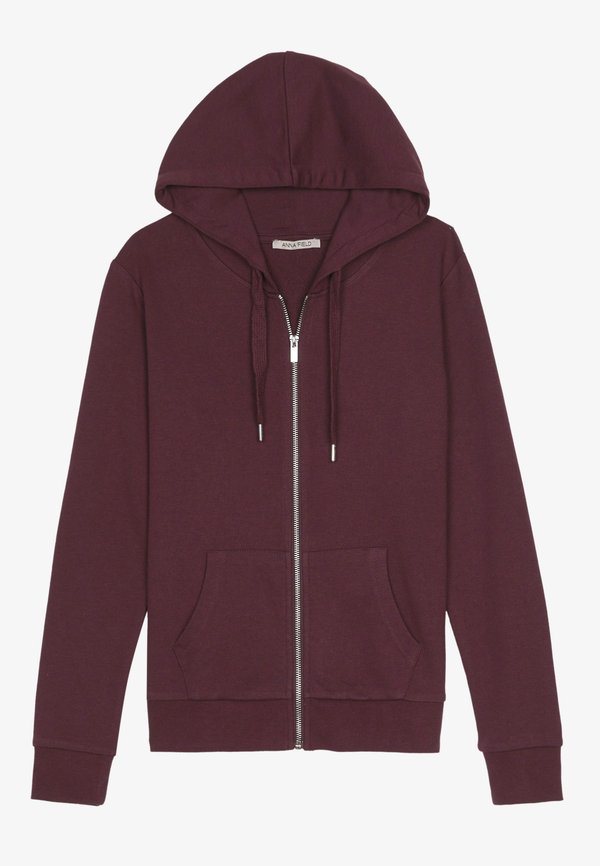 Zip-up sweatshirt - bordeaux4