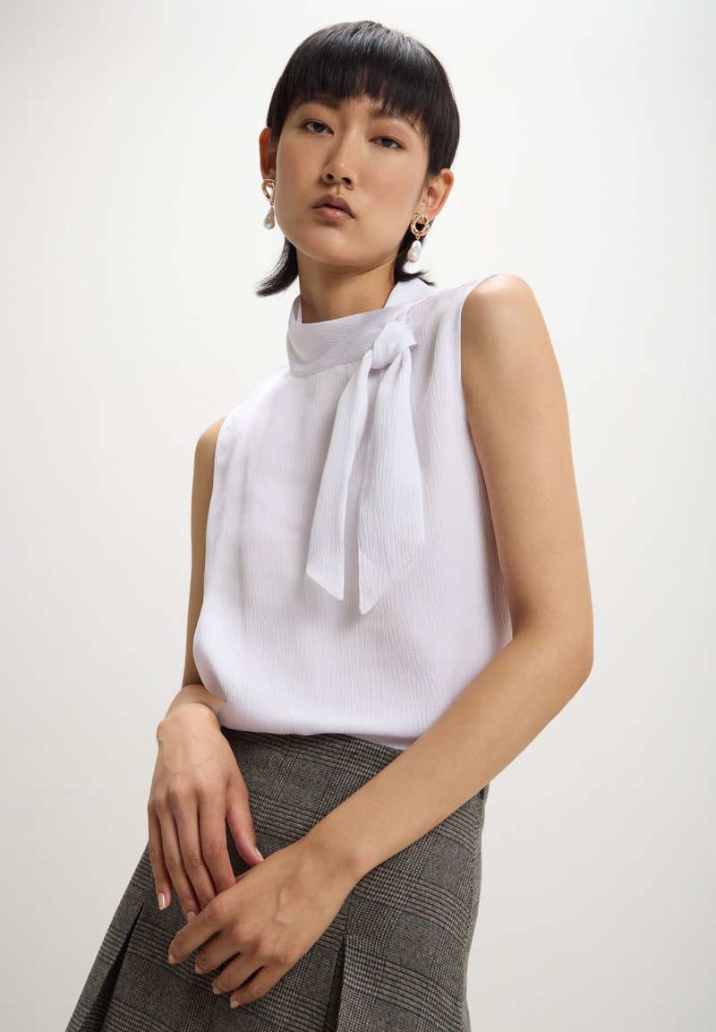 Relish blusa body Barber con fiocco gioiello bianco latte main image 1