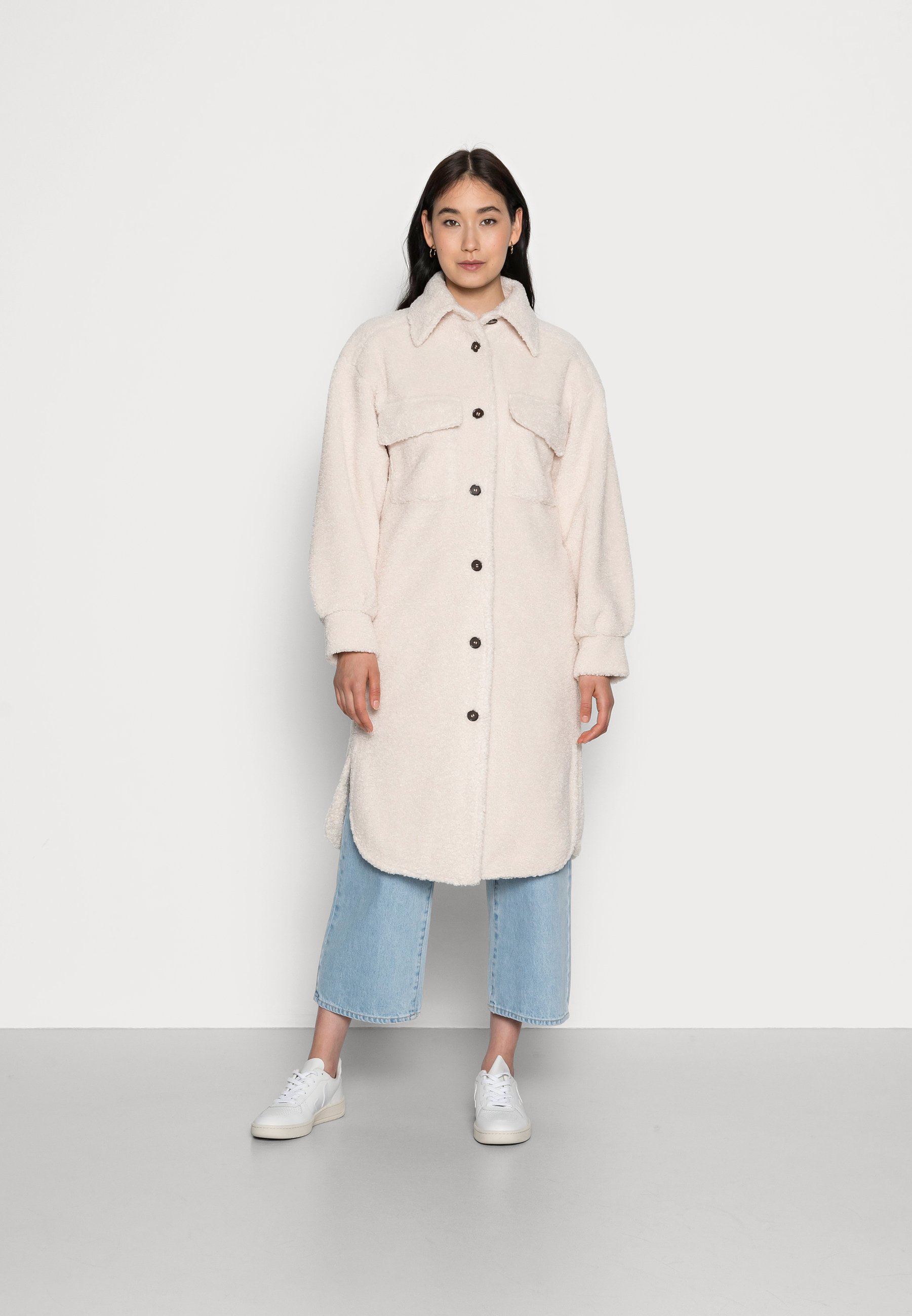 Esqualo COAT LONG TEDDY - Classic coat 