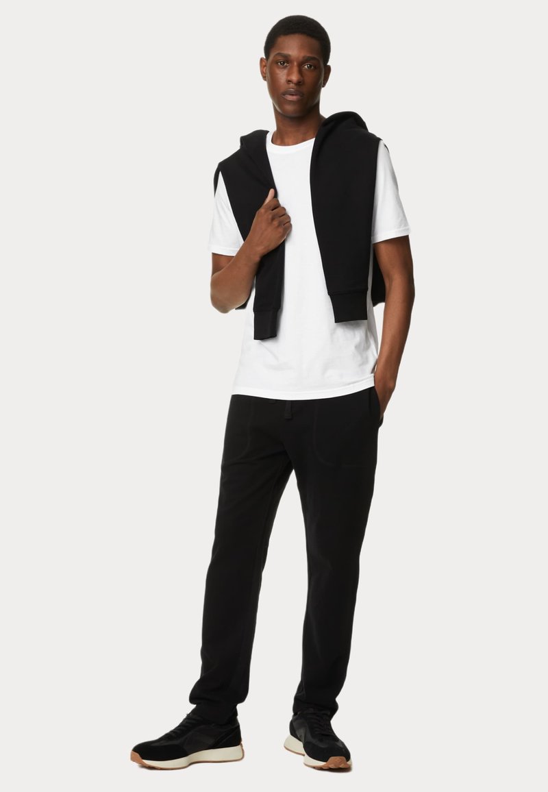 Marks & Spencer 3 PACK CREW NECK - T-shirts basic - white