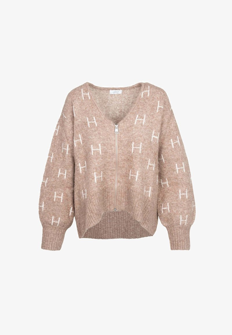Hést FAM ZIP - Cardigan - braun