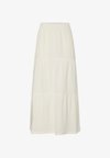 PCSIKKA MAXI SKIRT - Jupe longue - cloud dancer