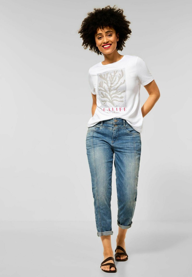 Damen T-Shirts | Street One T-Shirt print weiß - FN04215 Damen T-Shirts | Street One T-Shirt print weiß - FN04215