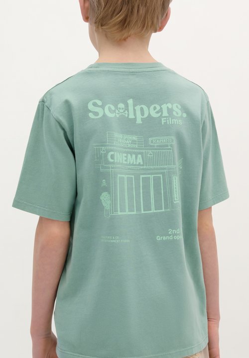 JACK & JONES Maglietta da Ragazzo Jorlafayette AOP Tee S Crew Neck Jnr, Laurel Wreath, 128 cm