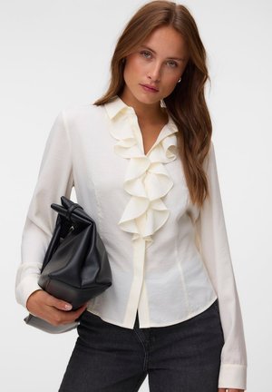 Vero Moda, SHIRT AWBIZZY SHIRT - Chemisier - snow white