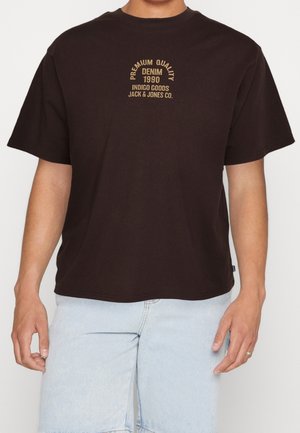 T-shirts print - dark brown