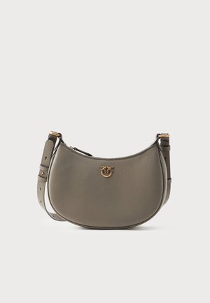HALF MOON MINI - Ülerinna-kott - noce/antique gold-coloured
