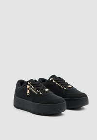 INSIDE DEPORTIVA CASUAL CREMALLERA PLATAFORMA - Zapatillas - black