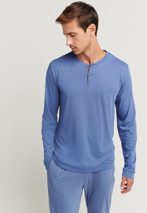 Jockey, NIGHT & DAY LONGSLEEVE SHIRT - Pyjama top - deep sky