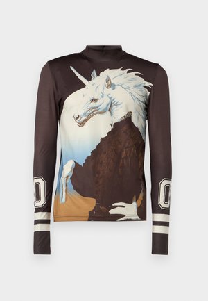 MAGIC MINDS ZIPPED TURTLENECK UNISEX - Long sleeved top - multi