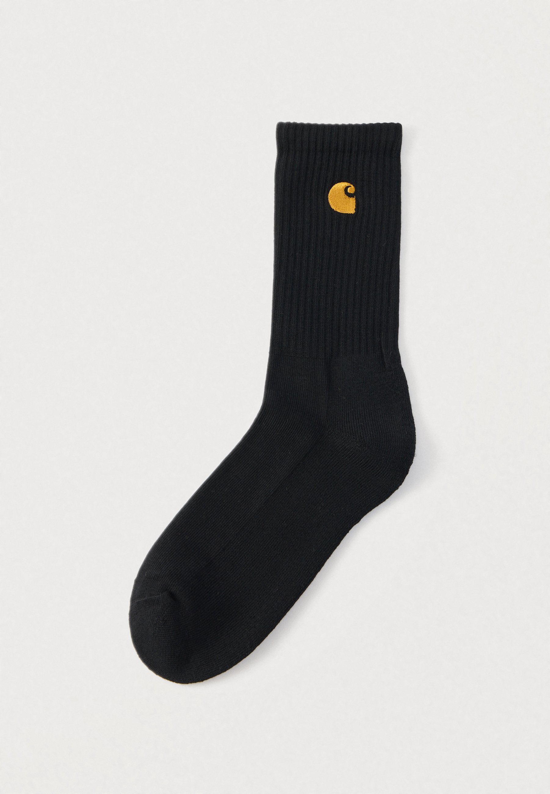 LP/Chase/Chase　25-3P-118　h355w75 Carhartt WIP CHASE UNISEX - Kojinės - black/gold-coloured/juoda