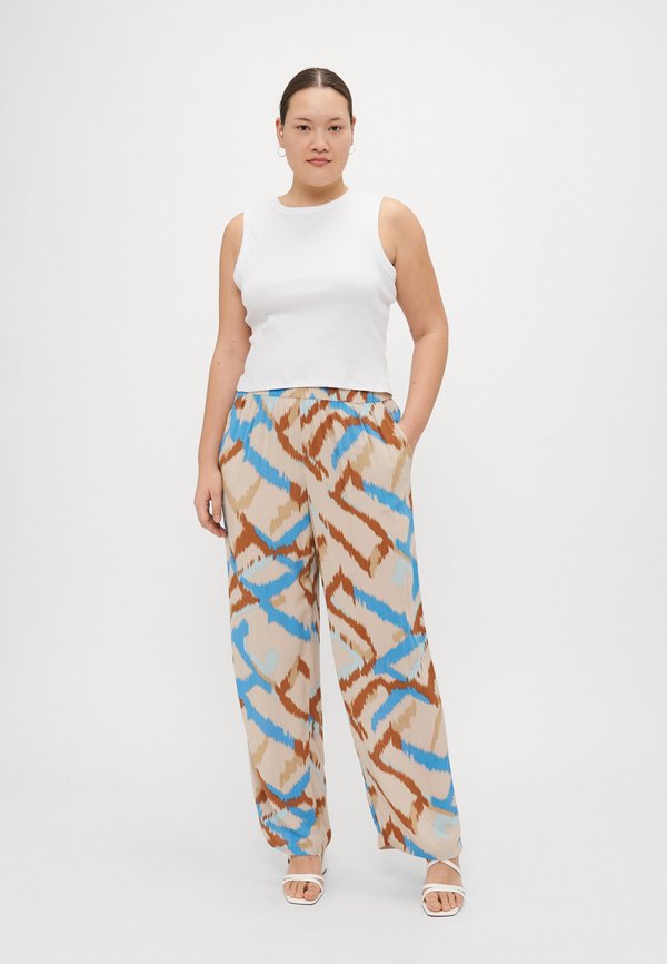 CARROWA LIFE PULL UP PANTS - Trousers - pumice stone4