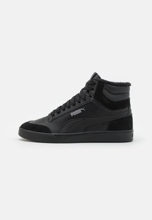 Puma SHUFFLE MID UNISEX - Sneaker high - black/steel gray