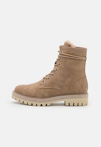 s.Oliver Stivaletti stringati - light brown