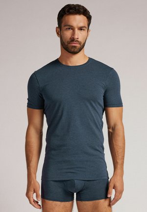 RUNDHALSAUSSCHNITT  - Unterhemd/-shirt - blau blu ink melange