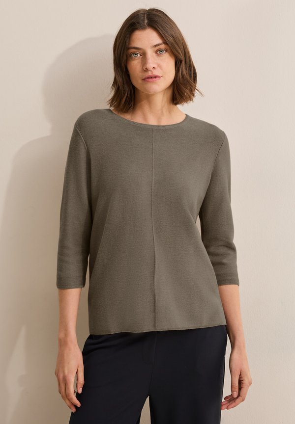 STRUKTUR - Strickpullover - braun