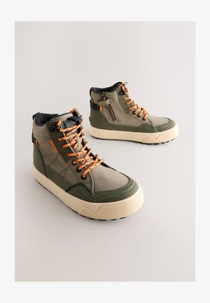 Next, Bottines à lacets - khaki green