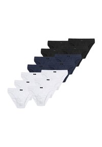 Unausgewählt, schwarz   blau   weiß