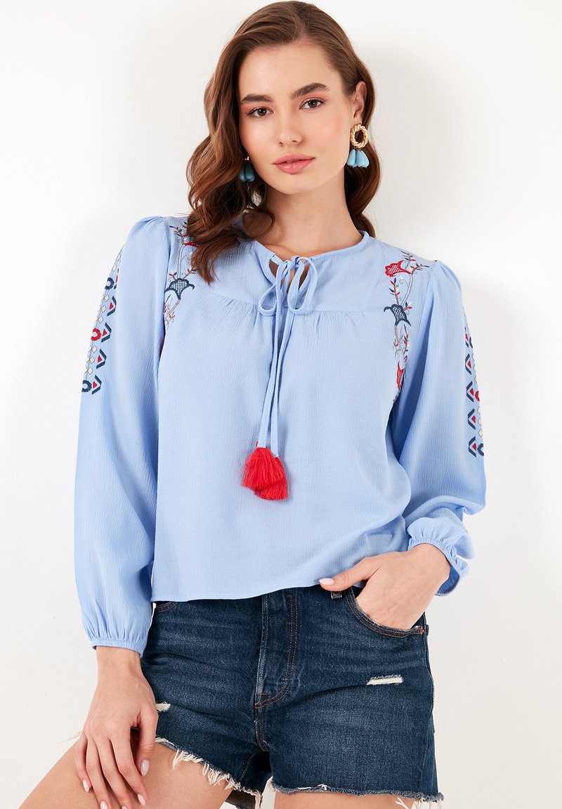 LELA REGULAR FIT - Blúz - blue