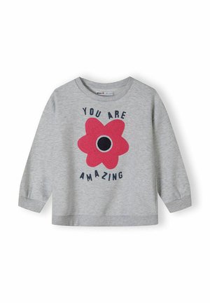 CREW NECK - Collegepaita - mottled grey