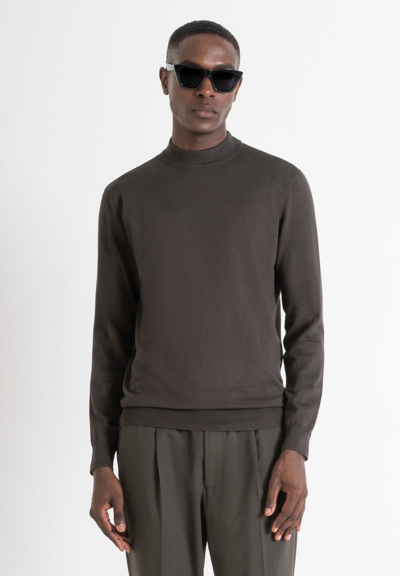 Antony Morato SWEATER SLIM FIT IN STRETCH - Sudadera - dark army
