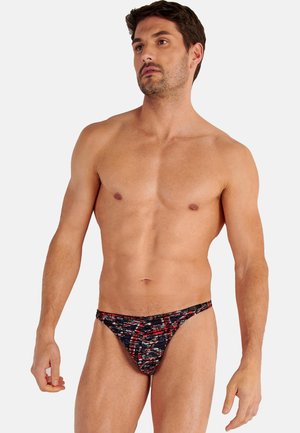 HOM, HOM - Tanga - schwarz rot