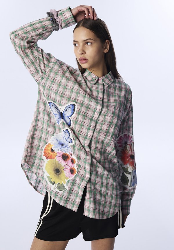 PLAID PATTERN PATCHED - Hemdbluse