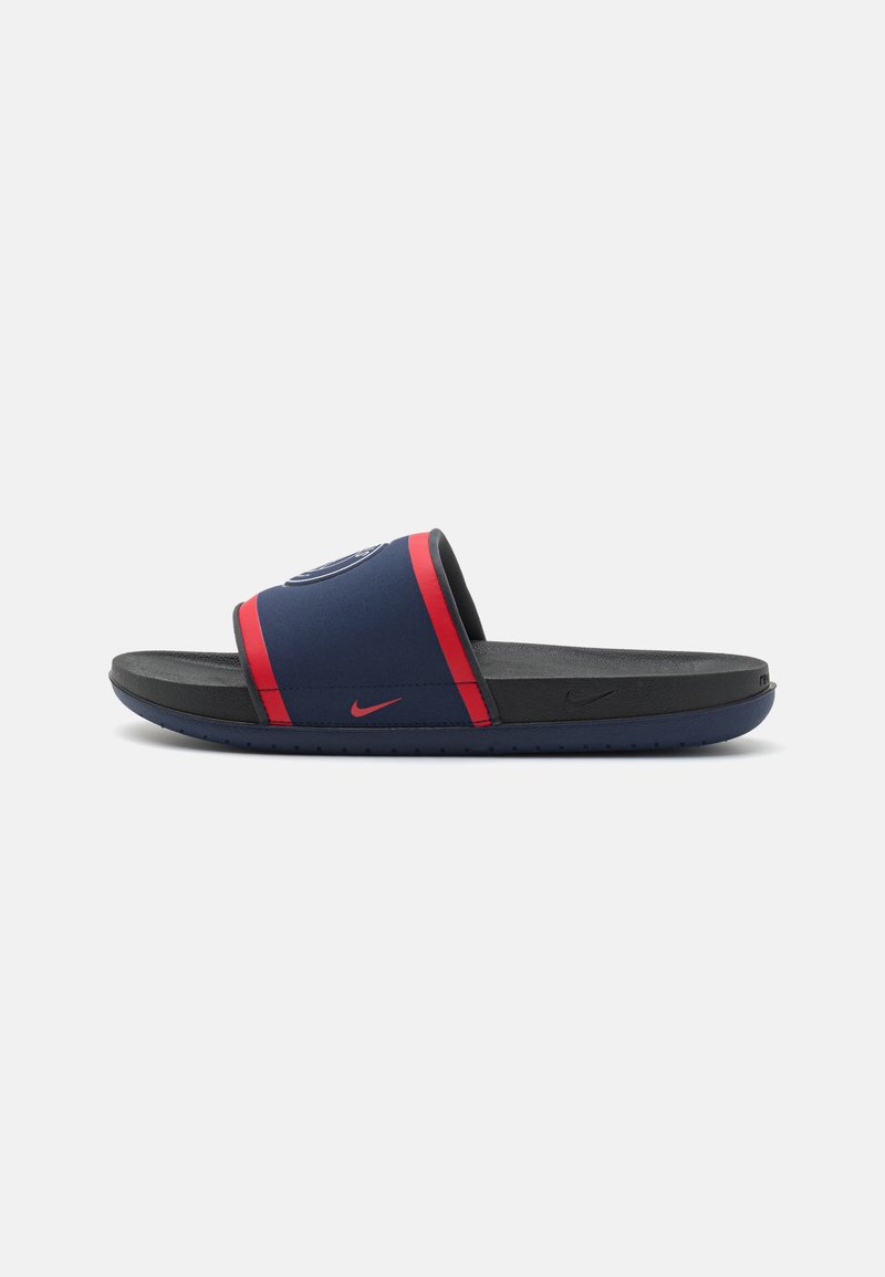 Nike Performance OFFCOURT SLIDE PARIS ST GERMAIN - Badesandaler - midnight navy/university red