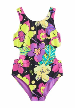 CUTOUT - Maudymosi kostiumėlis - black tropical