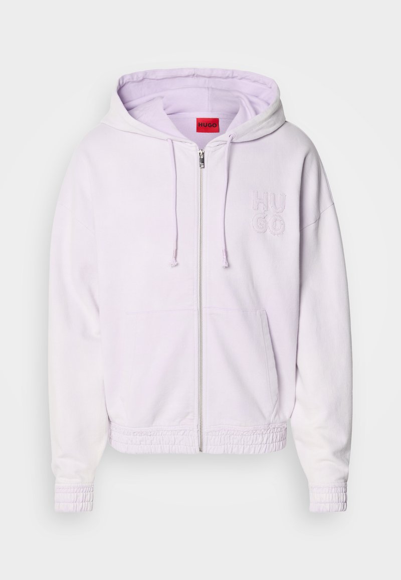 HUGO Sweater met rits mauve