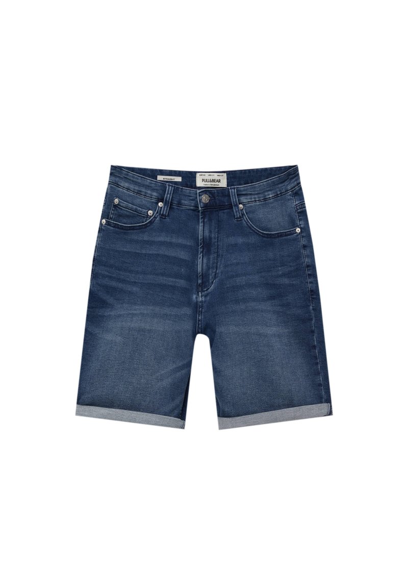 PULL&BEAR Jeansshort blauw denim/bluedenim