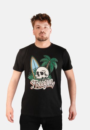 Freegun, T-shirt imprimé - noir