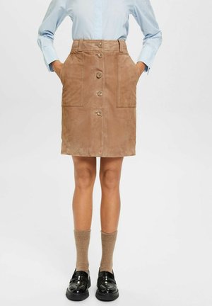 Jupe crayon - taupe